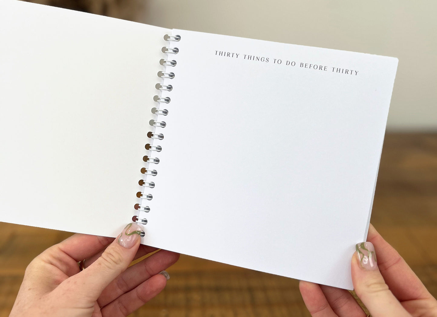 Thirty before Thirty Bucket List Book