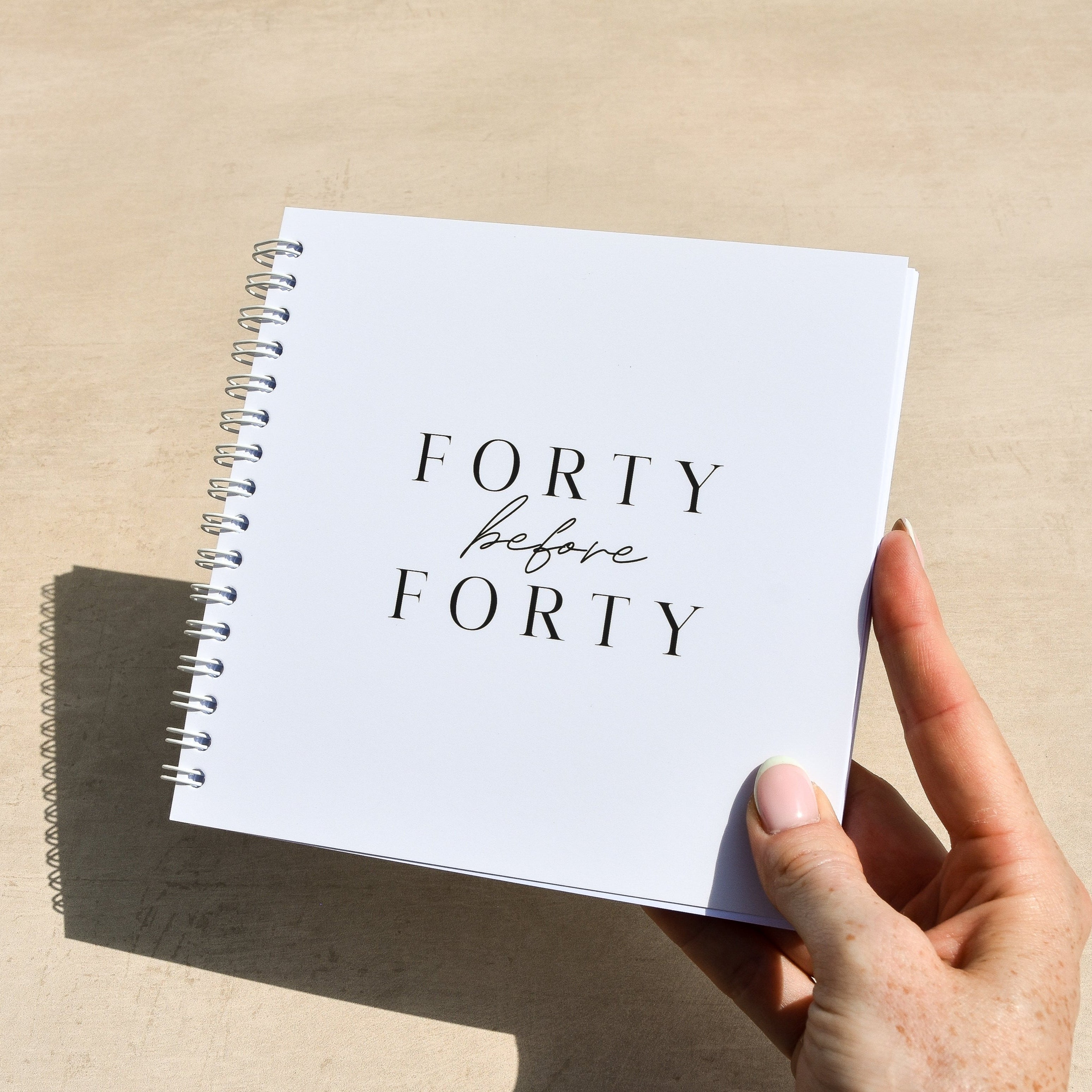 Forty things to do before Forty Bucket List Book – Creashan Gifts