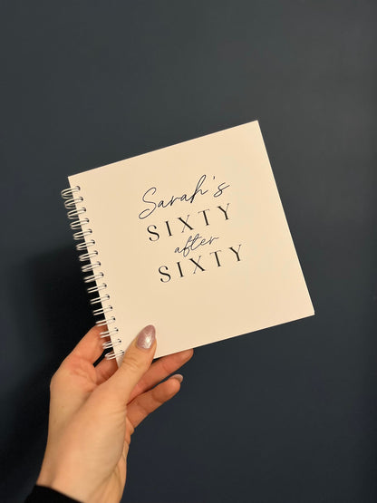 Sixty things to do after Sixty Bucket List Book