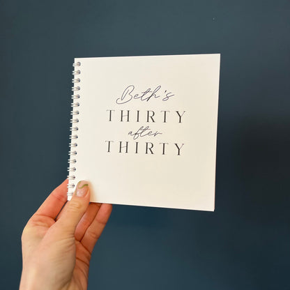 Thirty things to do after Thirty Bucket List Book